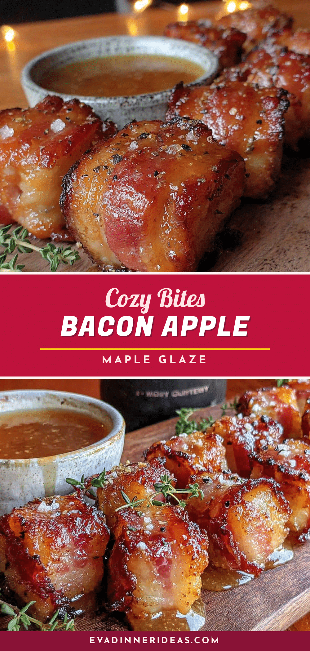 bacon-wrapped apple bites recipe