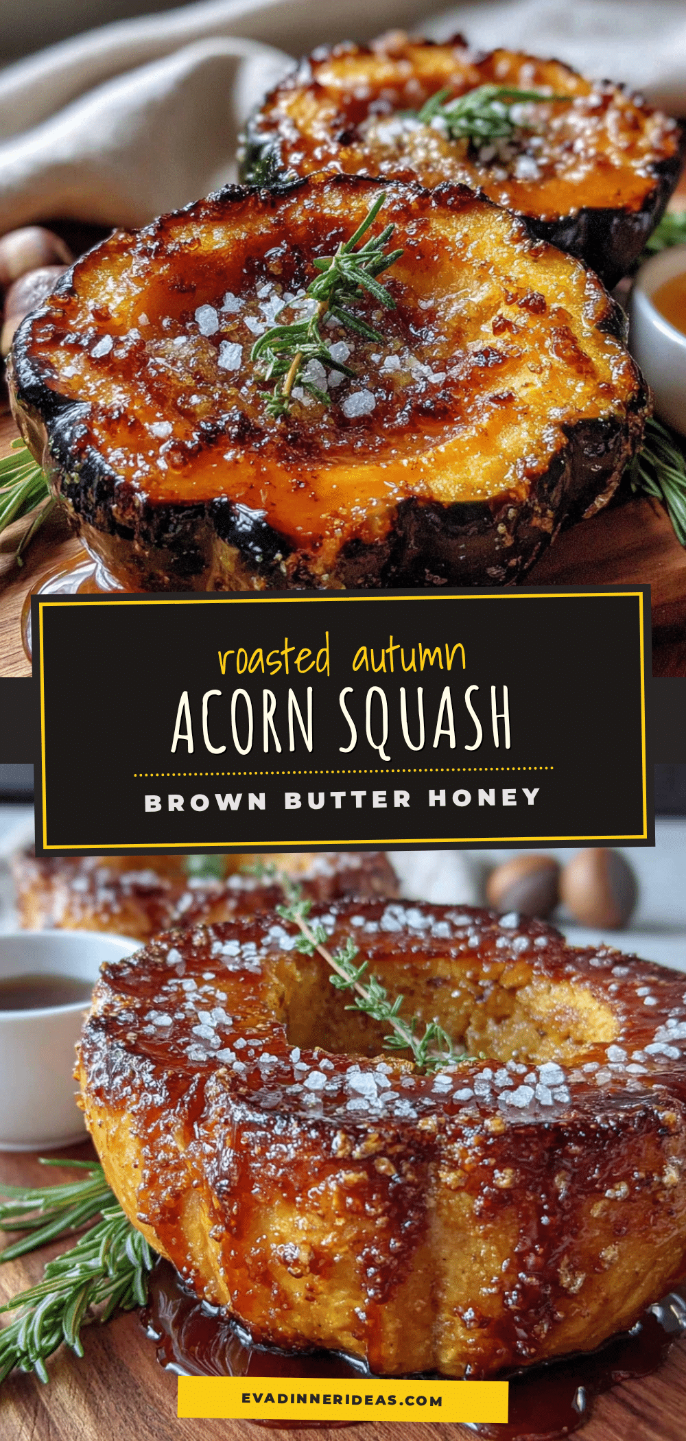brown butter roasted acorn squash recipe