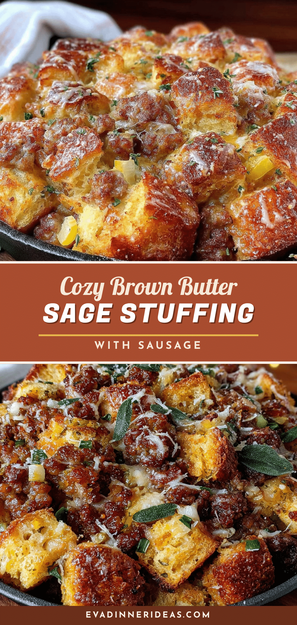 brown butter sage stuffing with sausage recipe
