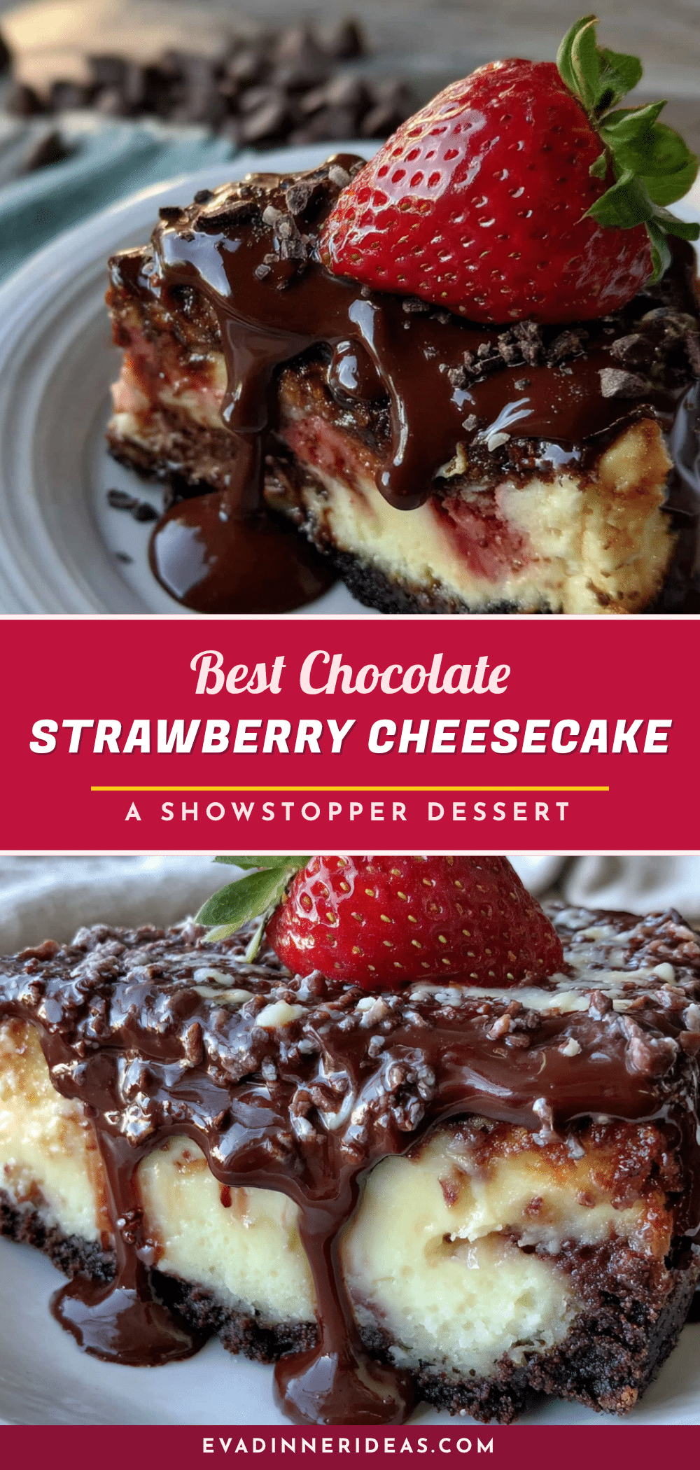 chocolate covered strawberry cheesecake recipe