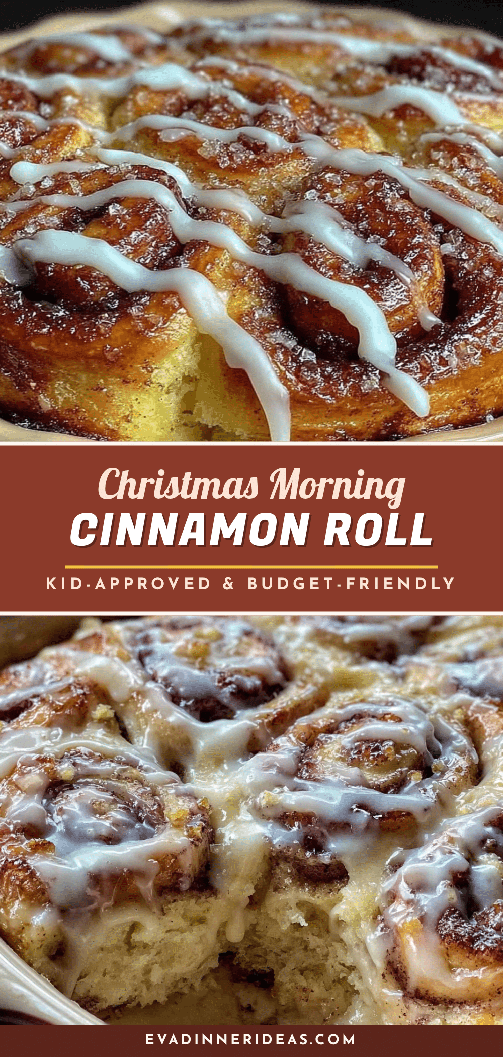 Christmas morning cinnamon roll casserole recipe
