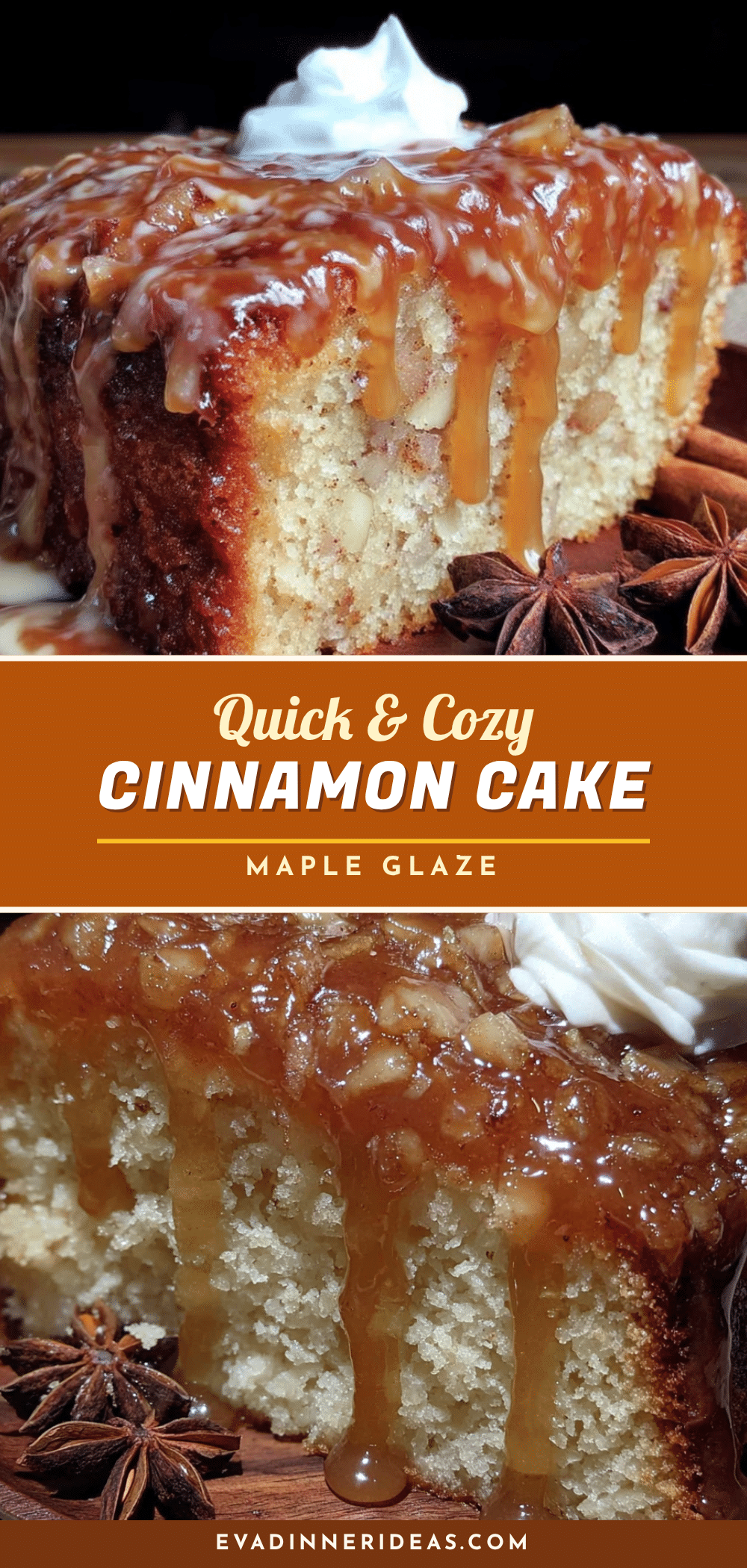 cinnamon apple cider cake recipe
