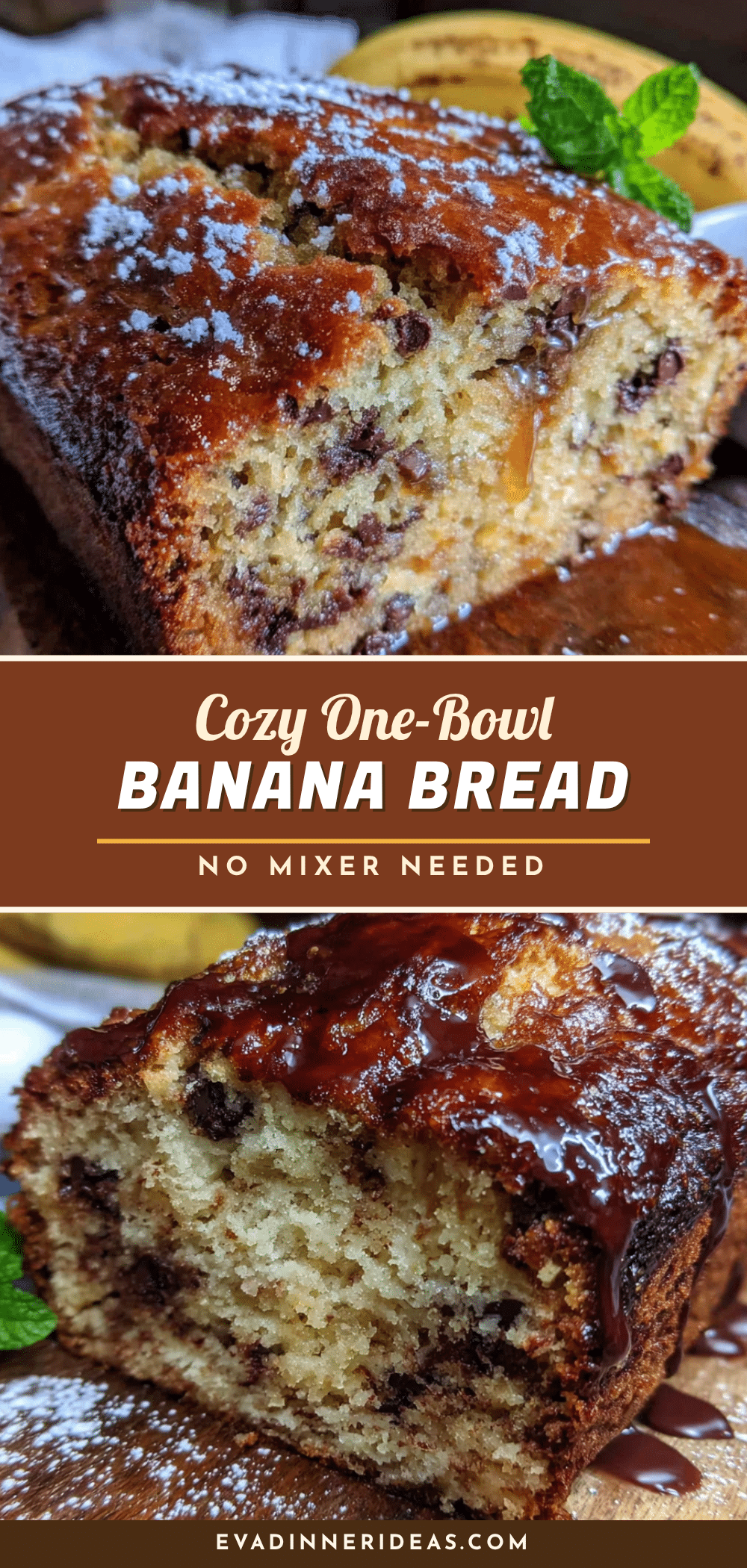 cozy one-bowl banana bread recipe