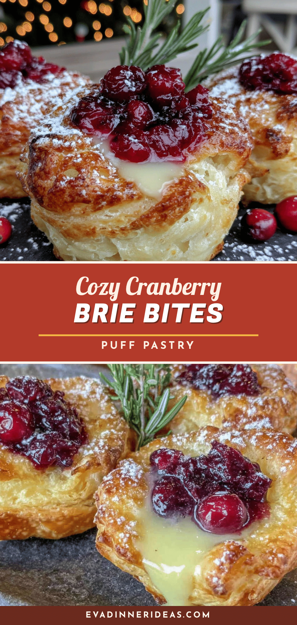 cranberry brie bites recipe