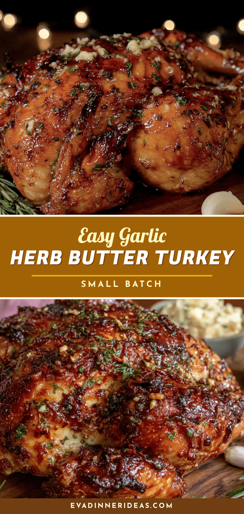garlic herb butter roasted turkey recipe