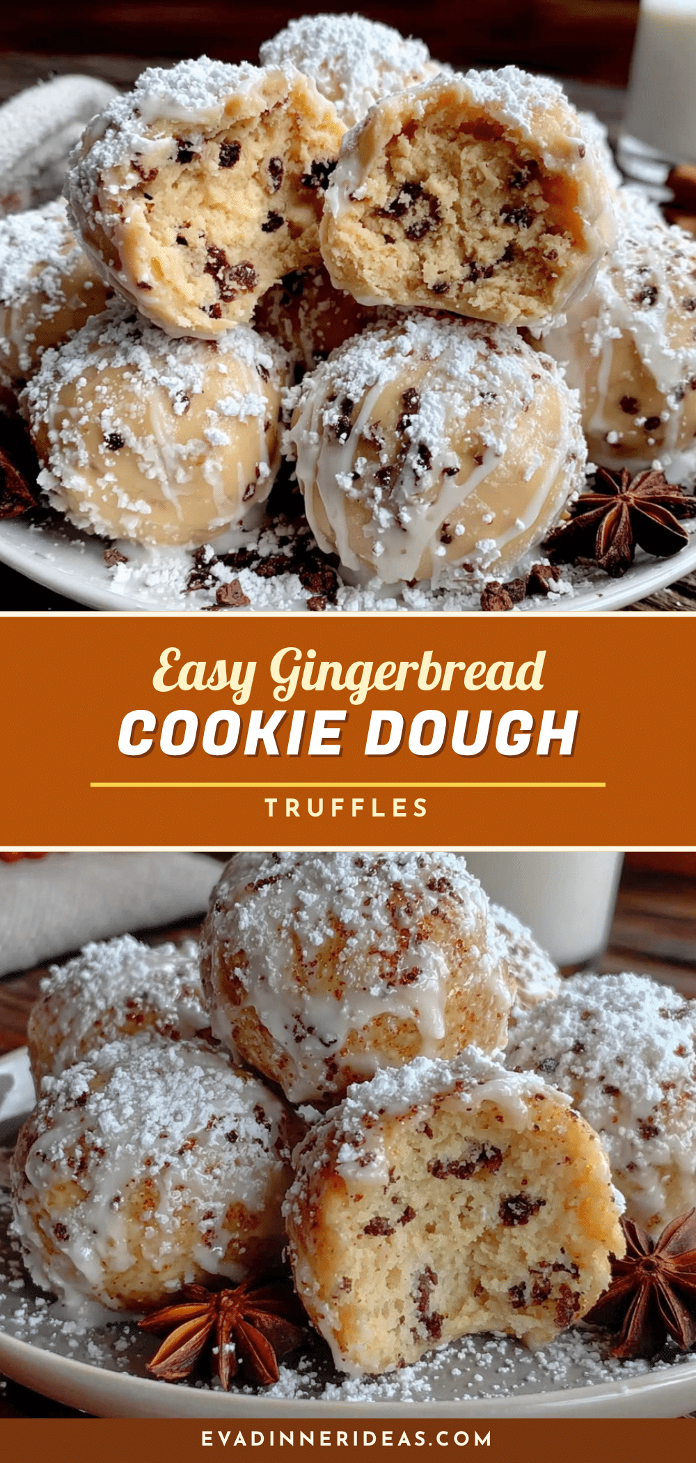 gingerbread cookie dough truffles recipe