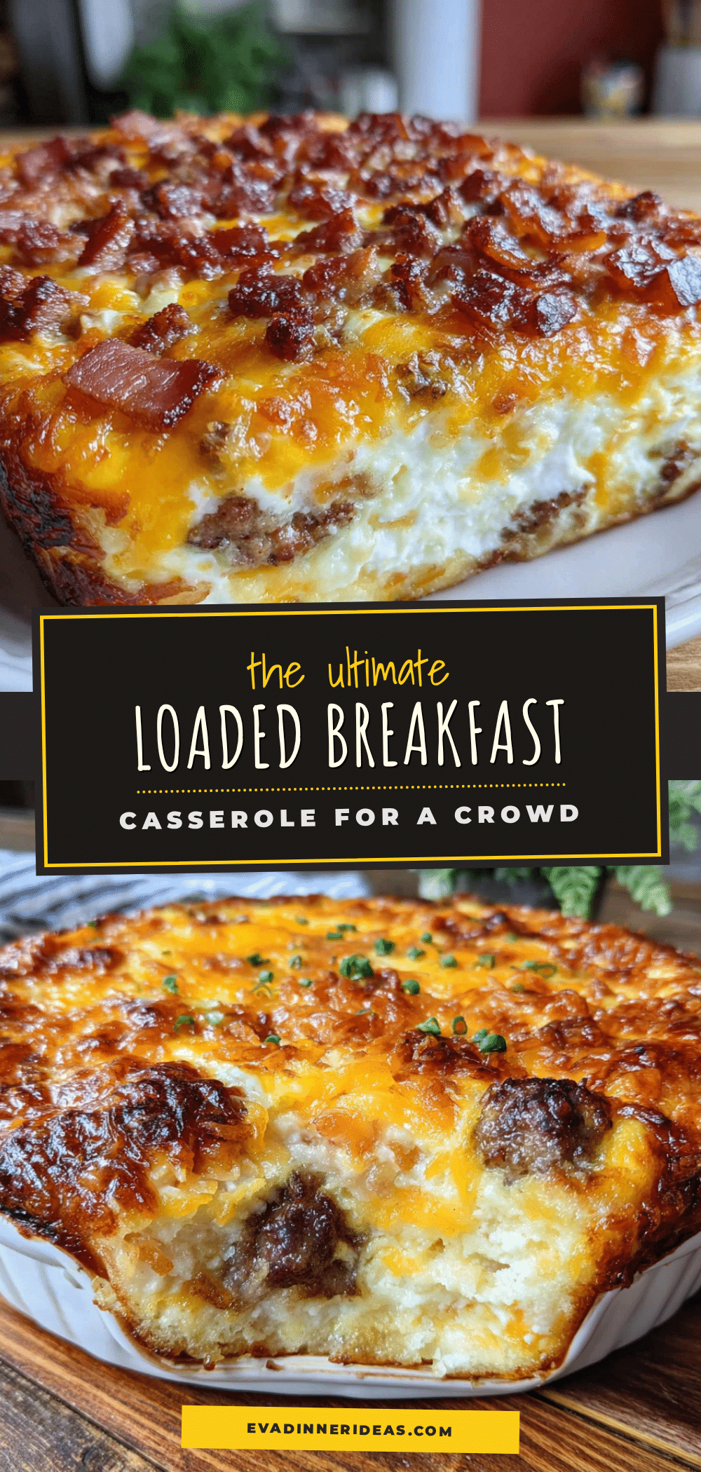 loaded breakfast casserole recipe
