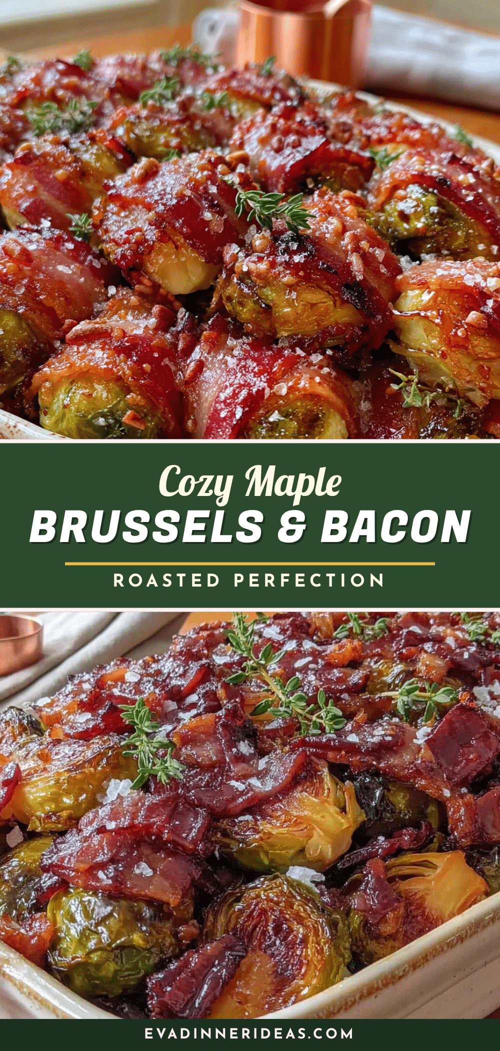 maple roasted brussels sprouts with bacon recipe