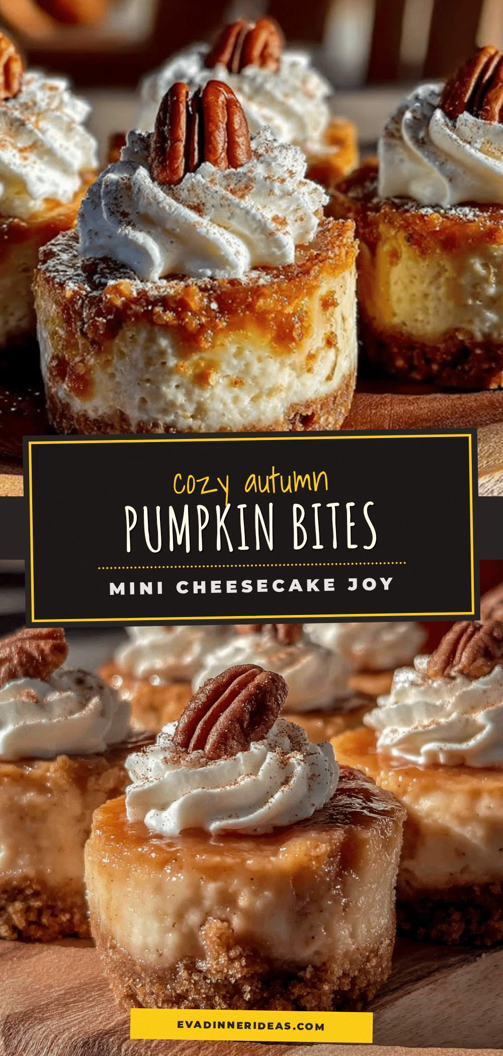 mini pumpkin cheesecake bites recipe
