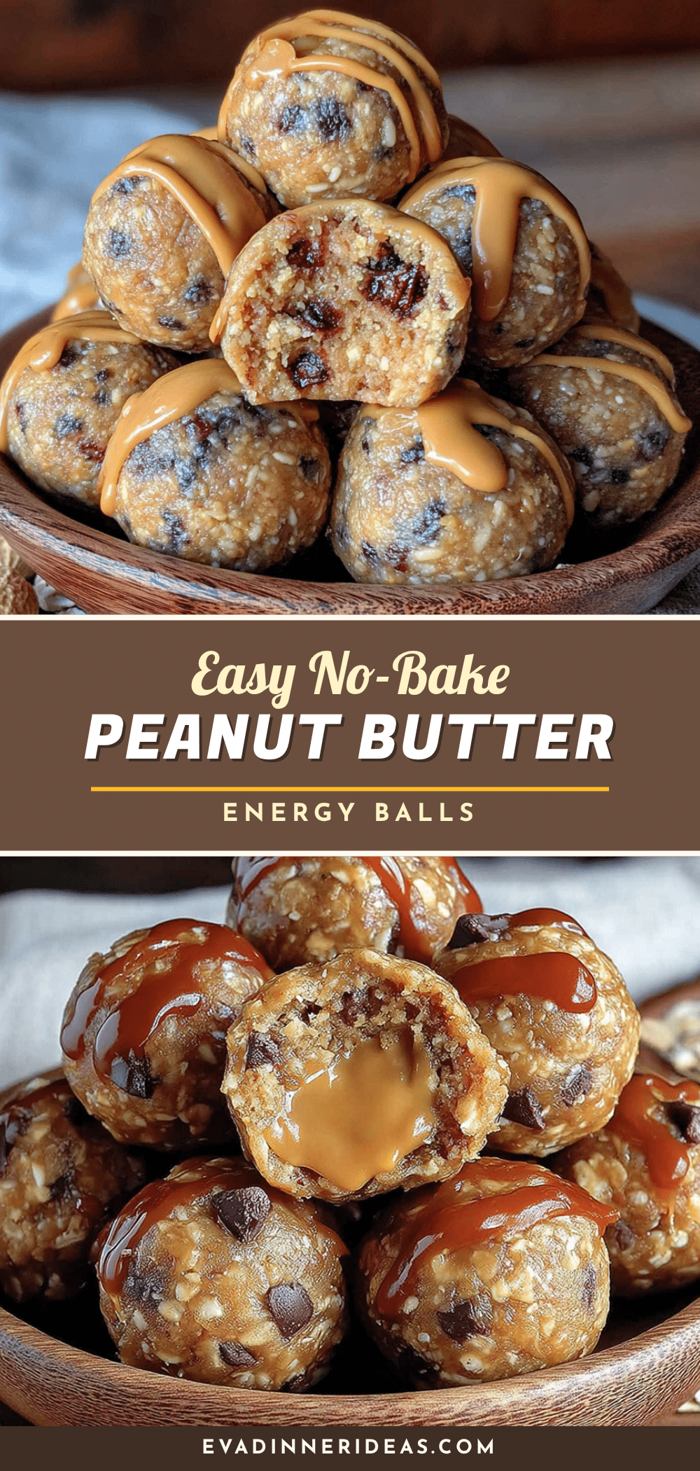 no-bake peanut butter energy balls recipe