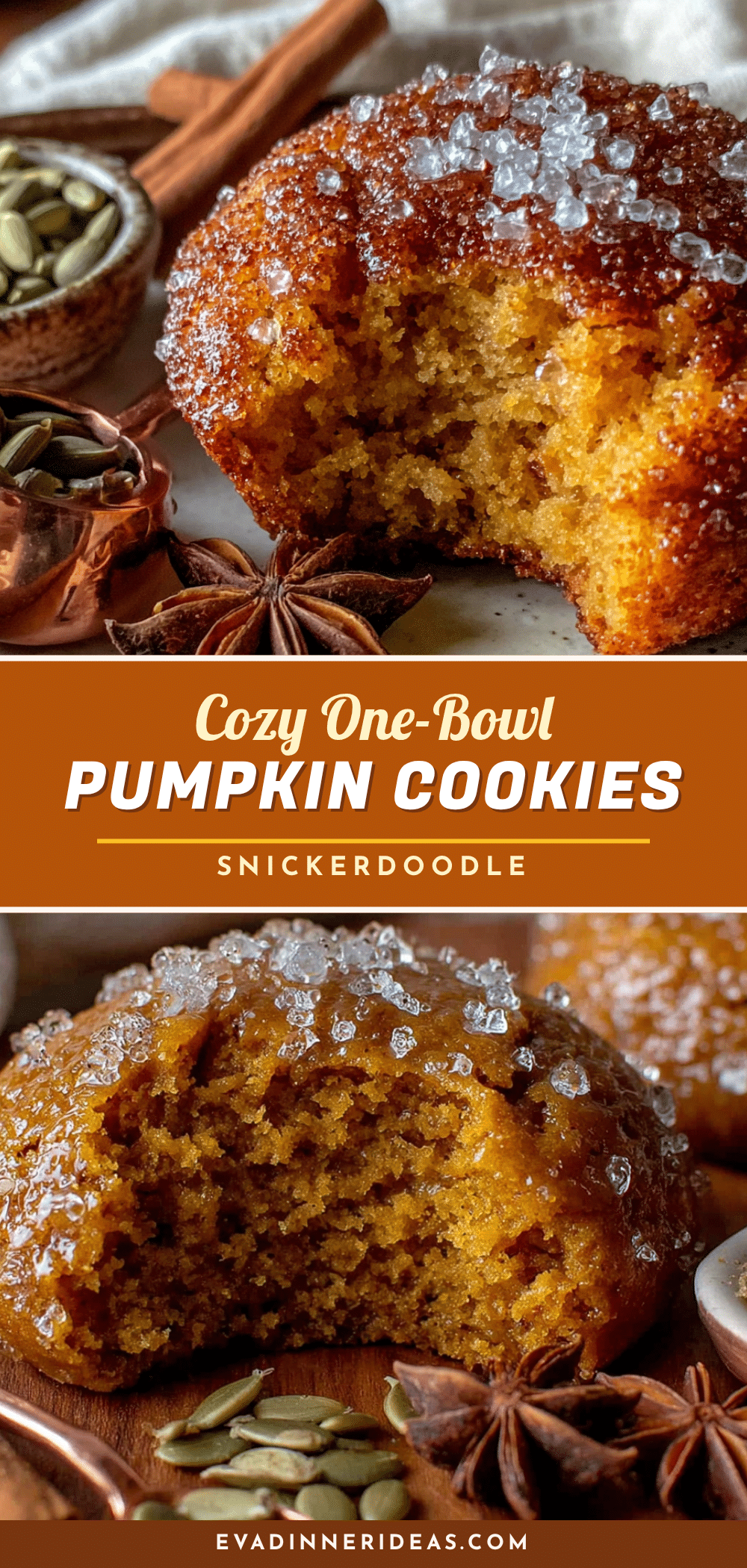 pumpkin snickerdoodle cookies recipe