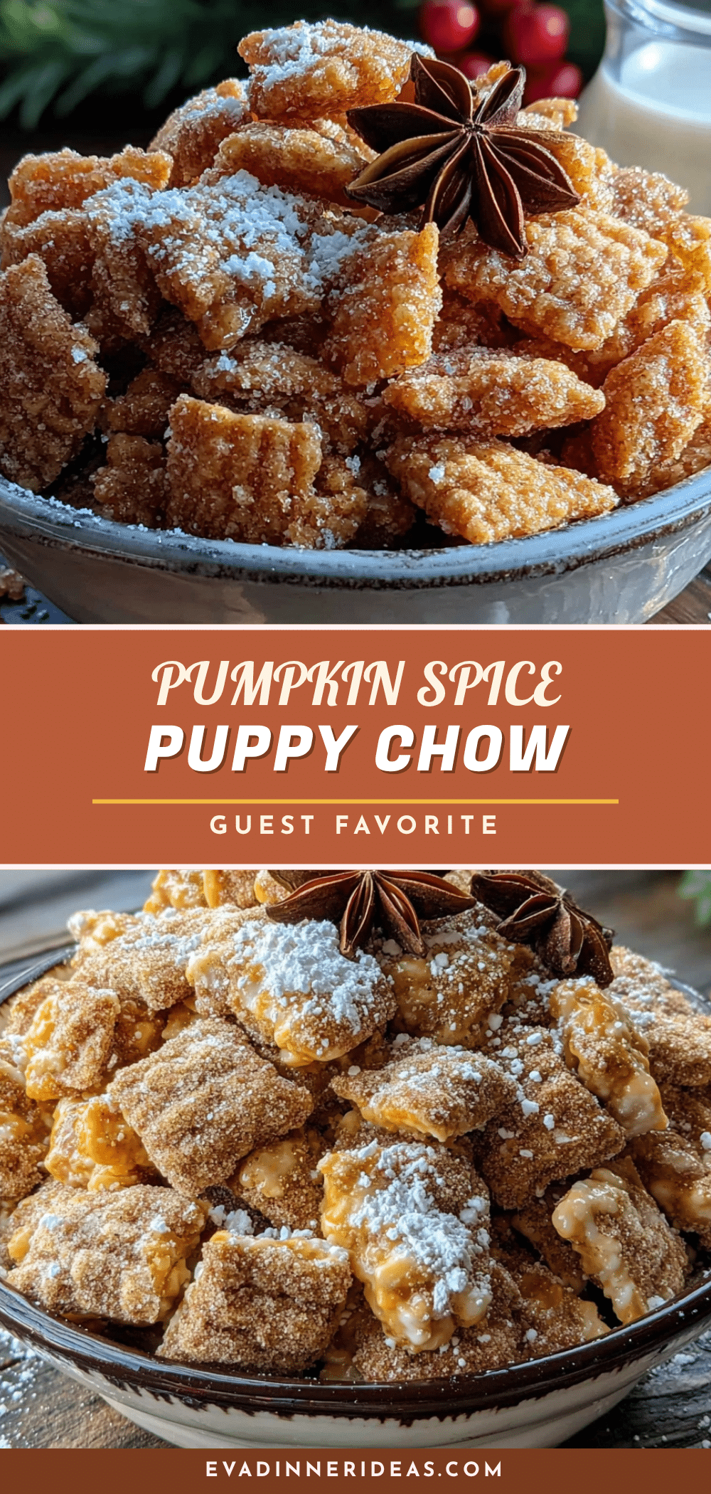 pumpkin spice puppy chow recipe
