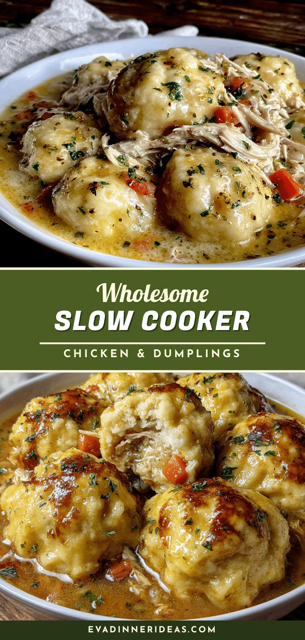slow cooker chicken and dumplings recipe