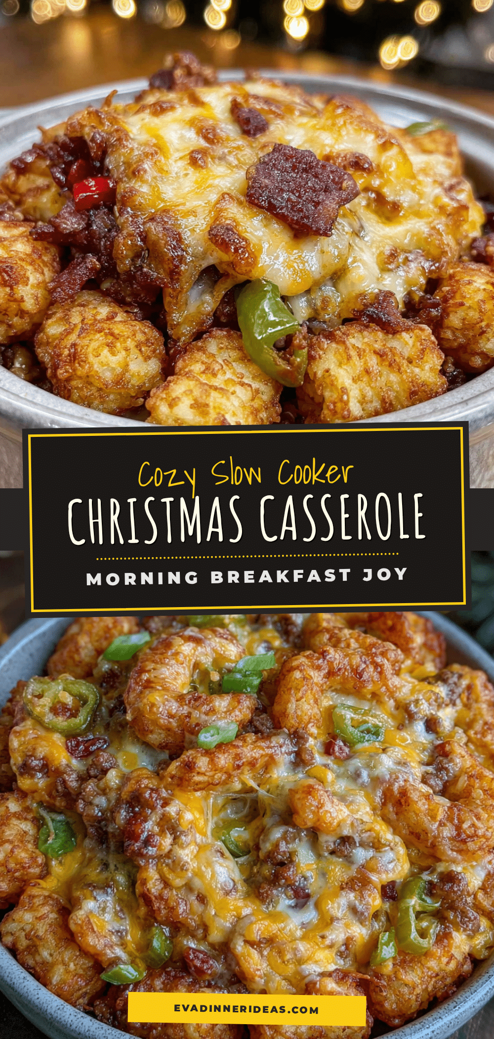 slow cooker christmas morning breakfast casserole recipe