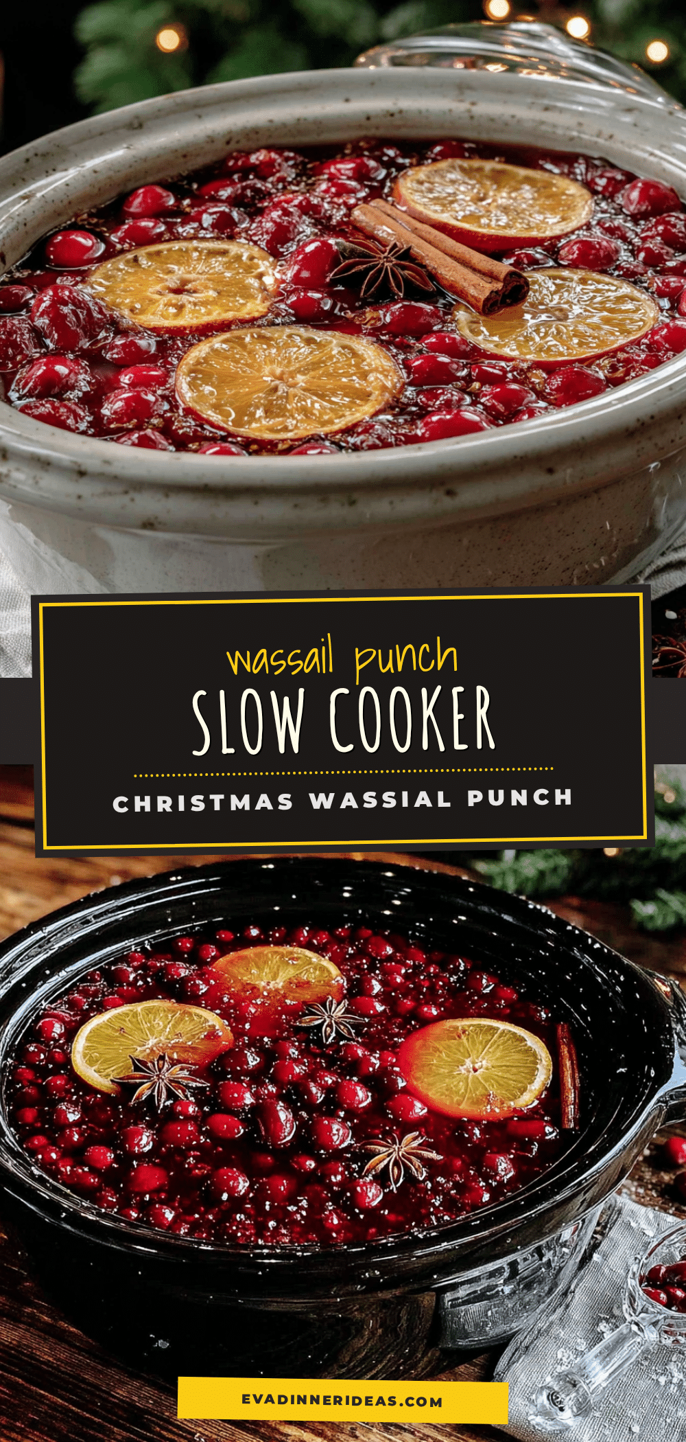 slow cooker christmas wassail punch recipe