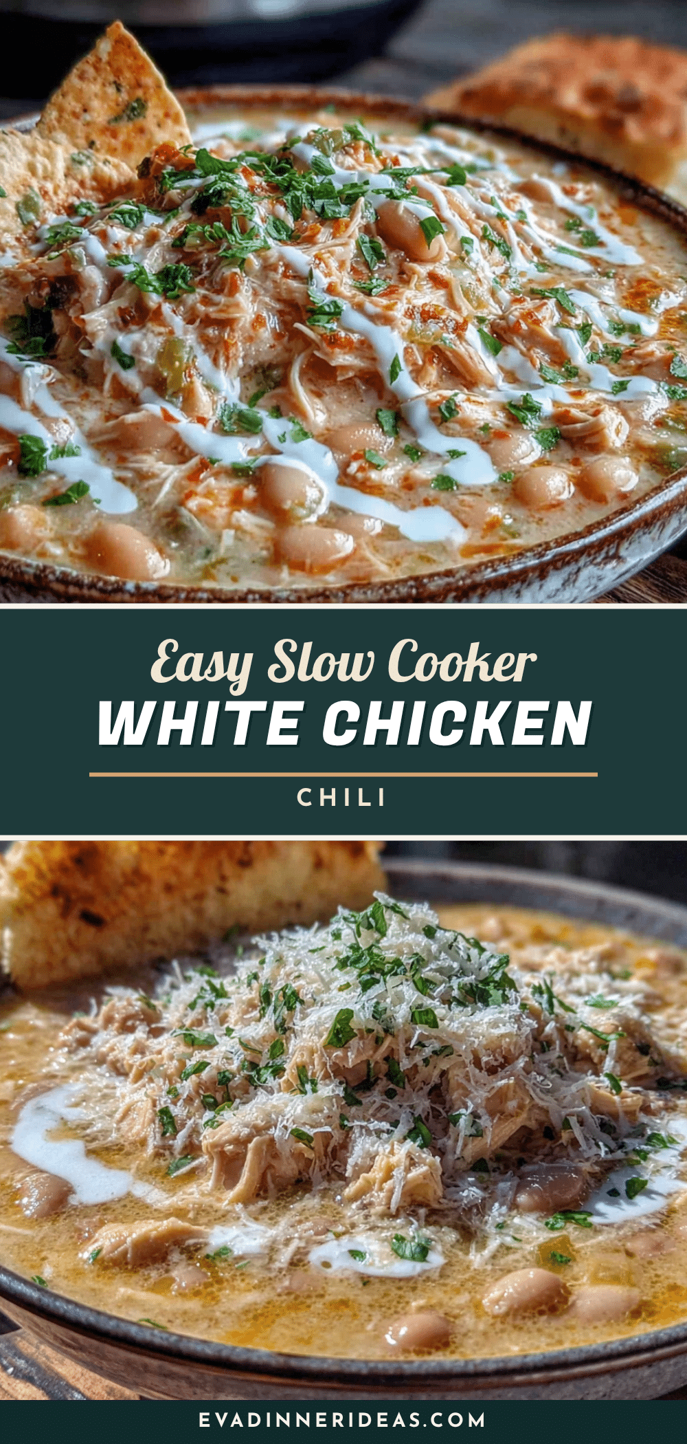 slow cooker white chicken chili recipe