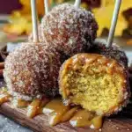 cinnamon sugar pumpkin cake pops - featured image