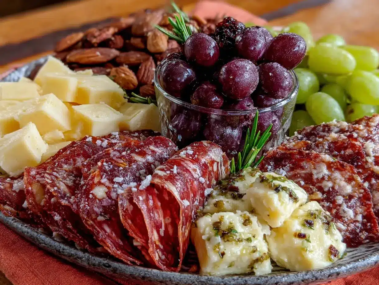 Friendsgiving Charcuterie Grazing Cups preparation steps