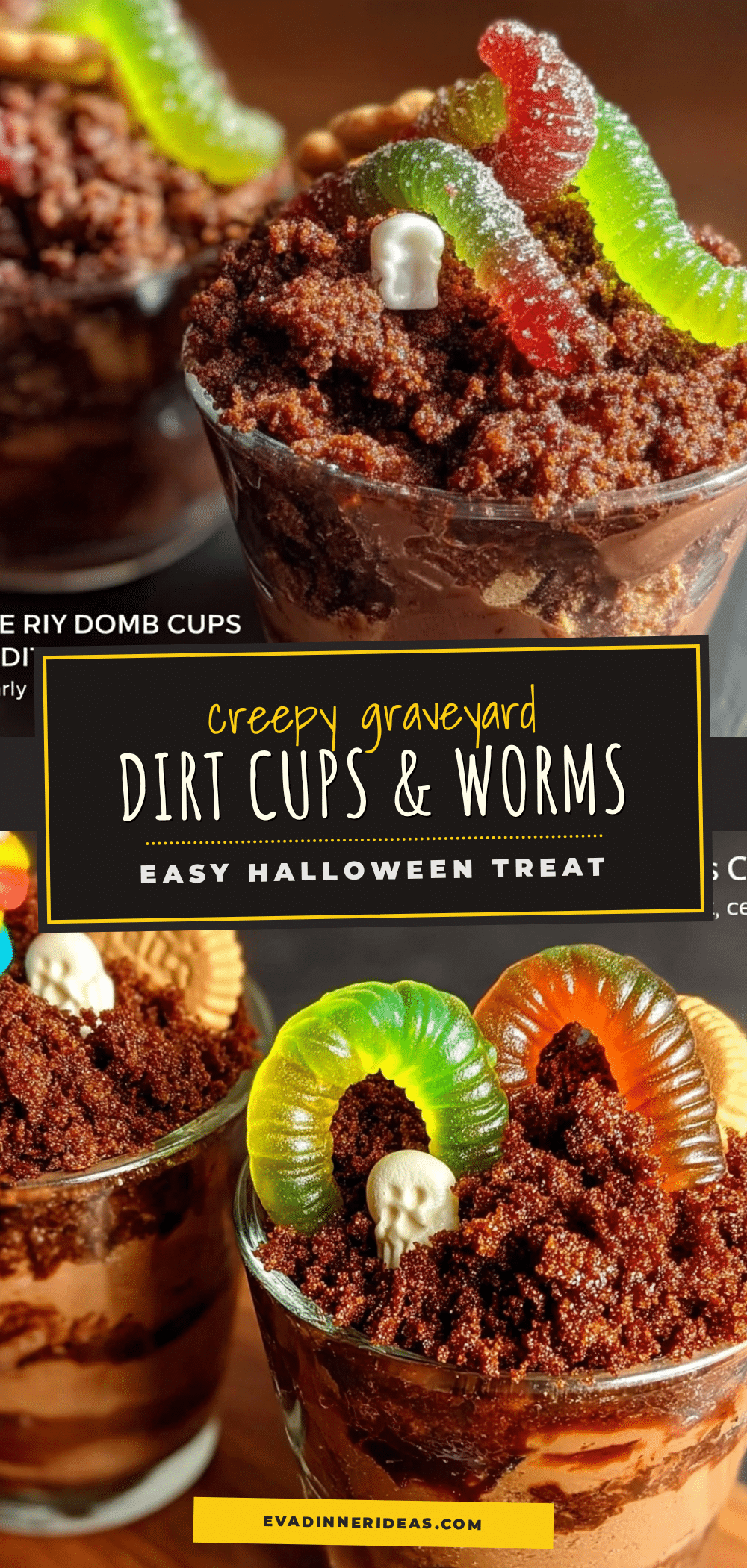graveyard dirt cups recipe