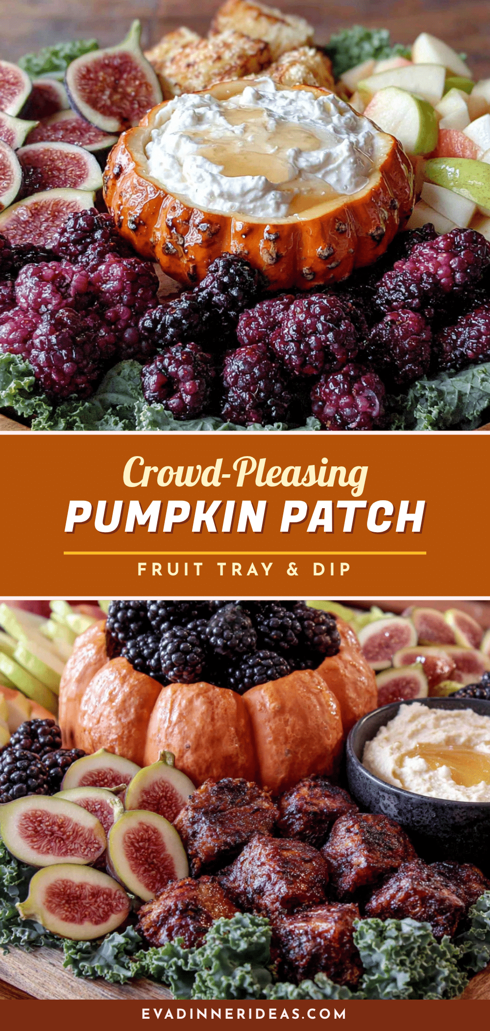 pumpkin patch fruit tray recipe