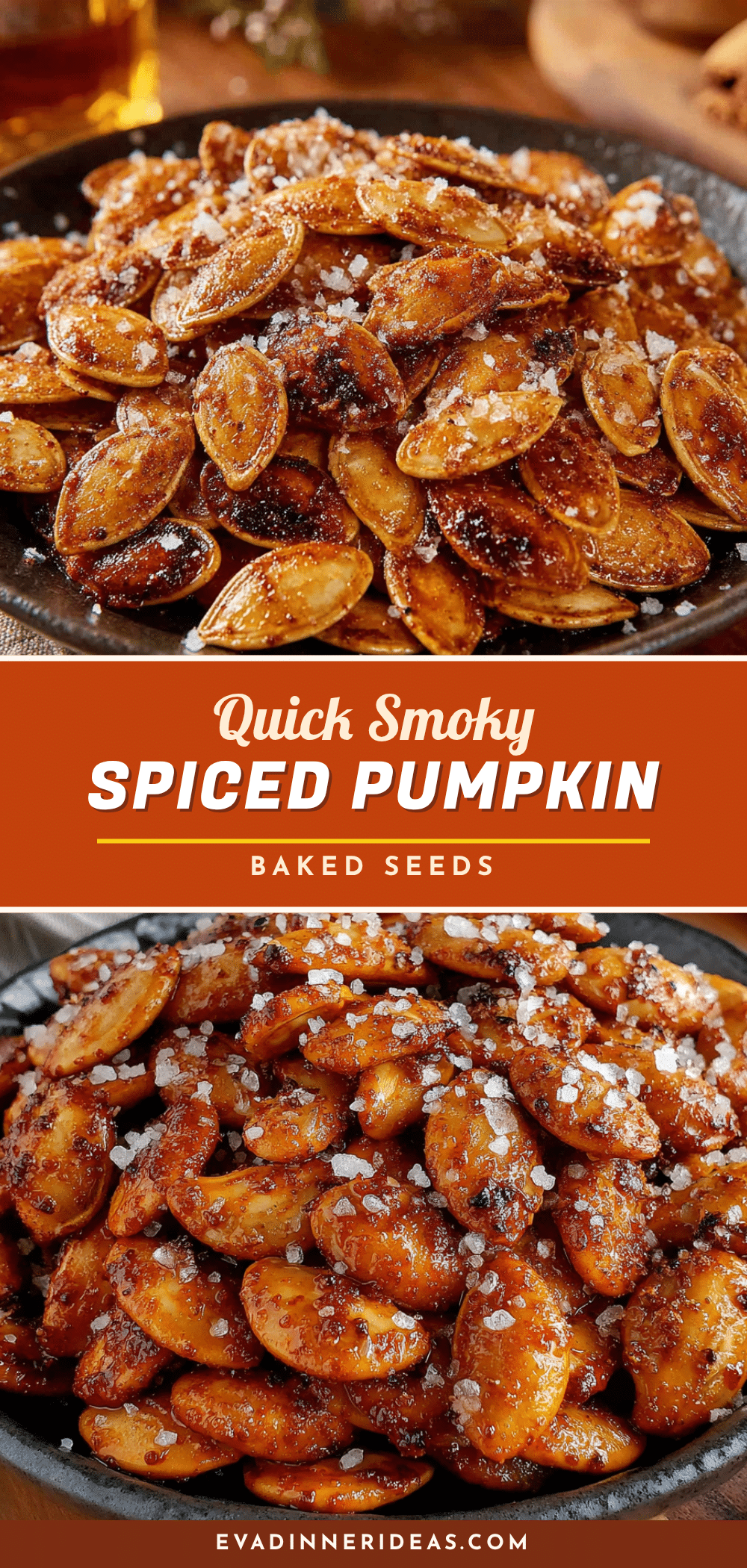 quick smoky spiced baked pumpkin seeds recipe