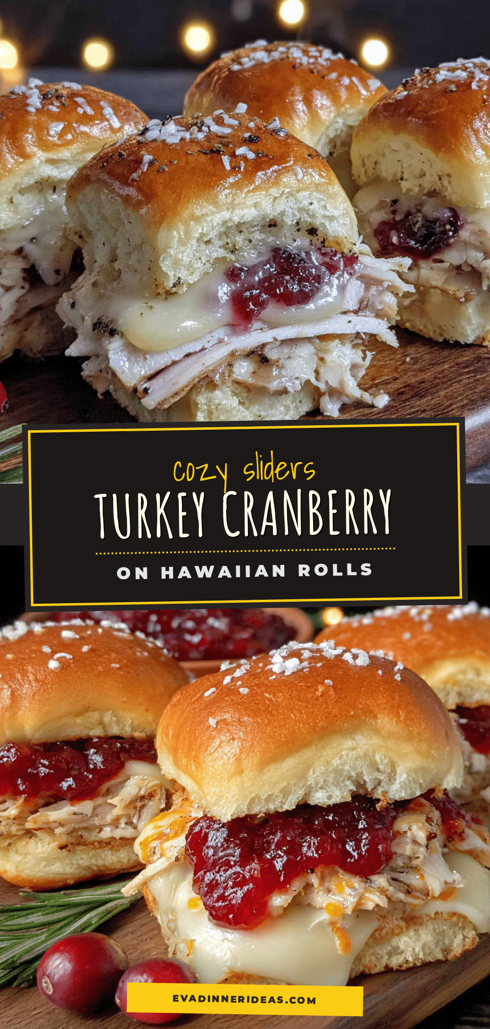 turkey cranberry sliders recipe
